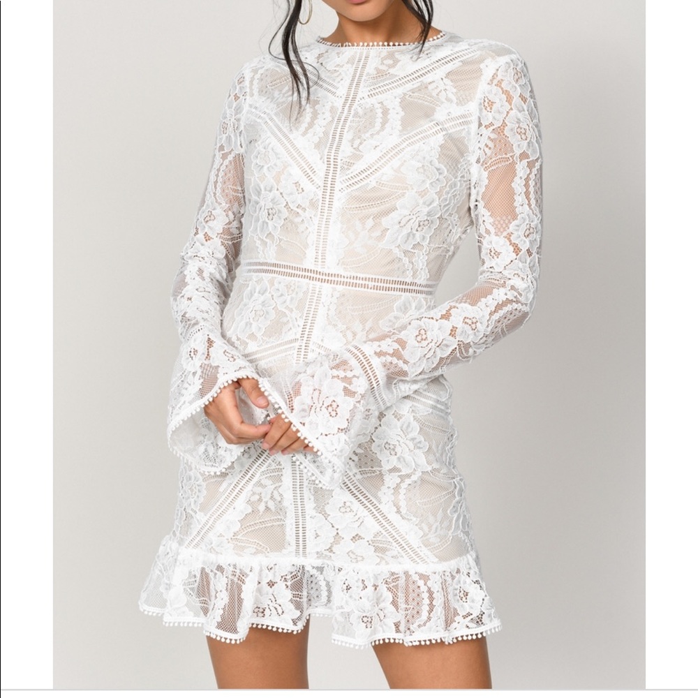 Brand new white lace dress